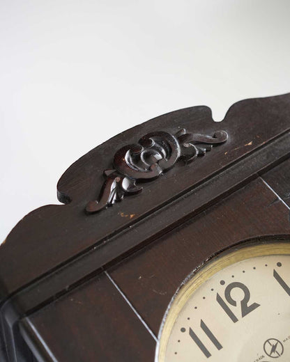 【２営業日以内に発送可能】日本時計／竹模様のケースが美しい振り子時計